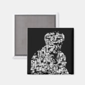 De woorden maken het Man magneet Moshe Feldenkrais (Voorkant / Achterkant)