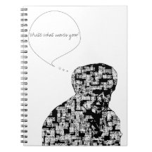 De woorden maken tot het Notitieboekje van het Man