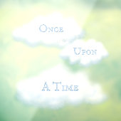 De Woorden van de douane op het Zuivere Witte Klok Raamsticker (Vel 3)