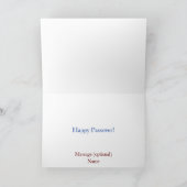 De Woorden van de Pascha en Ster Matzah Kaart (Binnen)