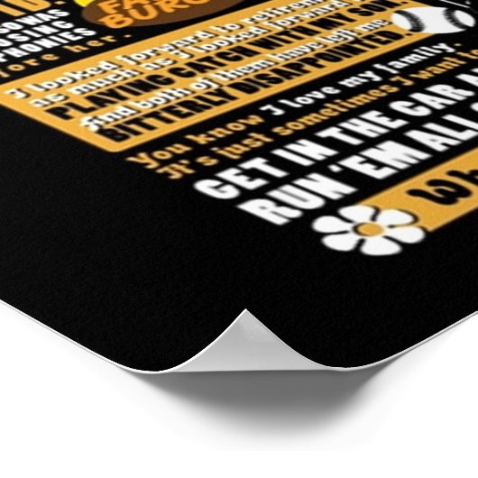 De woorden van Eric Formans Basement Poster (Hoek)