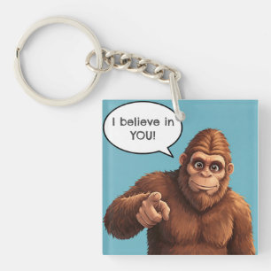 De woorden van wijsheid van Bigfoot Sleutelhanger