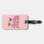 De Woordspelingen van de Woensdag van de Spinnen Bagagelabel (Achterkant horizontaal)