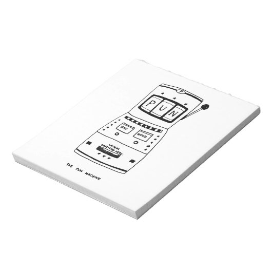 De woordspelmachine notitieblok (Linkerzijde)