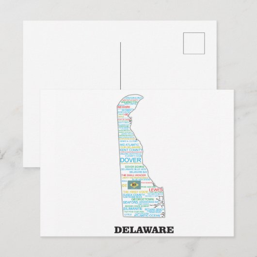 DE WOORDSTAAT BRIEFKAART (Voorkant / Achterkant)