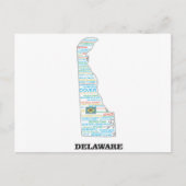 DE WOORDSTAAT BRIEFKAART (Voorkant)