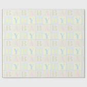 De Word-Baby in pastels die papier verpakt (Vlak)
