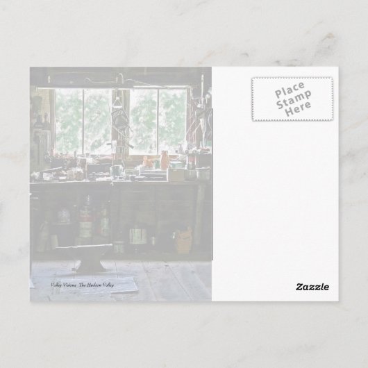 De workshop briefkaart (Achterkant)