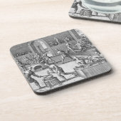 De workshop over de goudmaden van Atahualpa in Qui Bier Onderzetter (Linkerzijde)