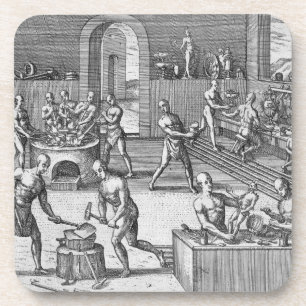De workshop over de goudmaden van Atahualpa in Qui Bier Onderzetter