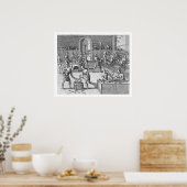 De workshop over de goudmaden van Atahualpa in Qui Poster (Keuken)