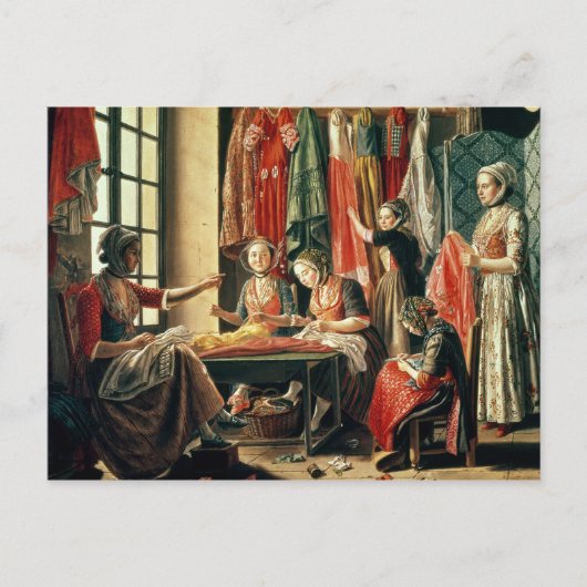 De workshop van Couturier, Arles, 1760 Briefkaart (Voorkant)