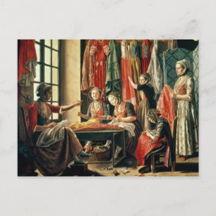 De workshop van Couturier, Arles, 1760 Briefkaart