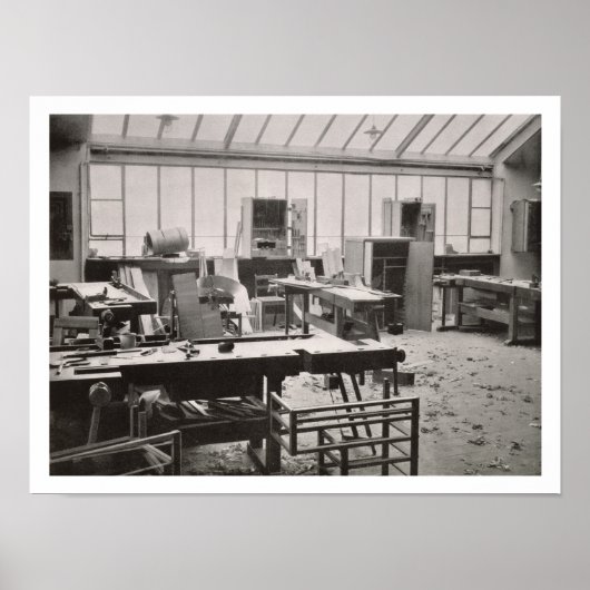 De workshop van de Carpenter, van de workshops van Poster (Voorkant)