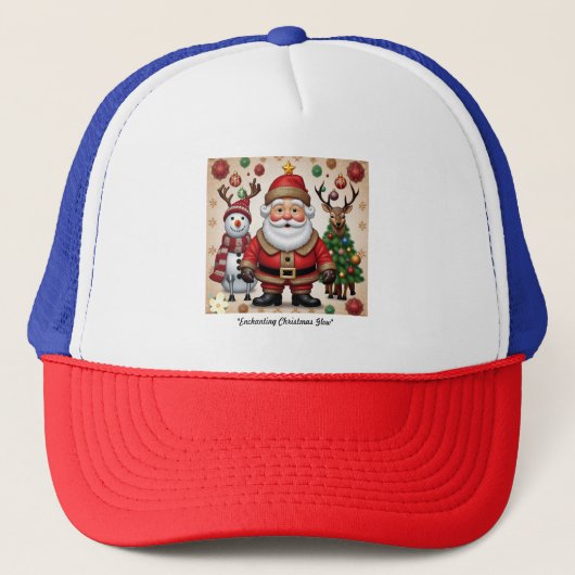 De workshop van de Kerstman Trucker Pet (Voorkant)