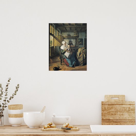 De workshop van de Weaver Poster (Keuken)