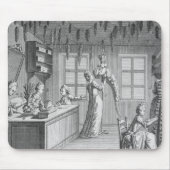 De workshop van een fabrikant, illustratie van de muismat (Voorkant)