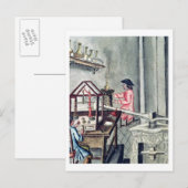 De workshop van Silversmiths, van een silversmith Briefkaart (Voorkant / Achterkant)