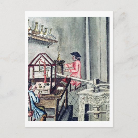 De workshop van Silversmiths, van een silversmith Briefkaart (Voorkant)