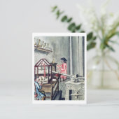 De workshop van Silversmiths, van een silversmith Briefkaart (Staand voorkant)