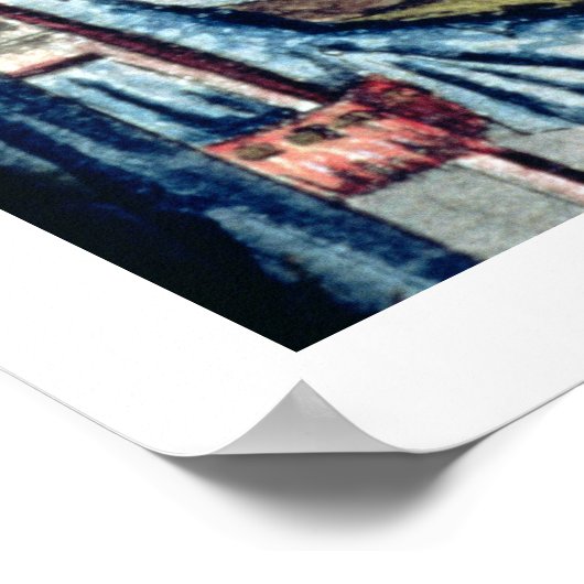 De workshop van Silversmiths, van een silversmith  Poster (Hoek)