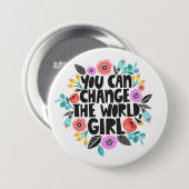De World Girl Button wijzigen (Voorkant /achterkant)