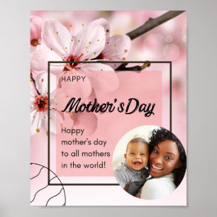 De World Mam Happy Mothers Day Holiday Posters