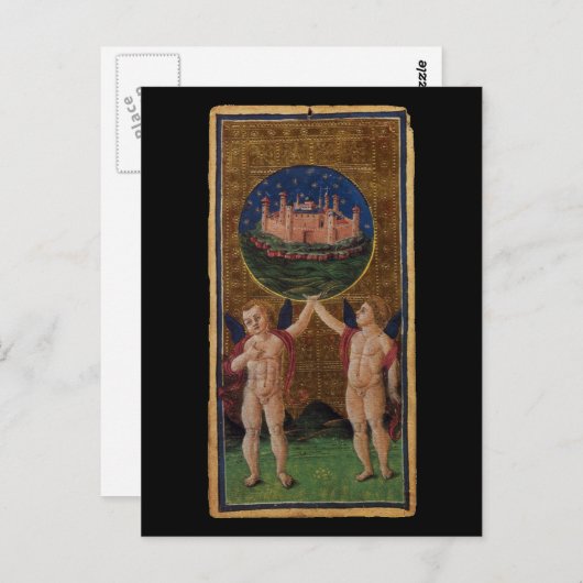 De World Tarot Card Briefkaart (Voorkant / Achterkant)