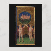 De World Tarot Card Briefkaart (Voorkant)