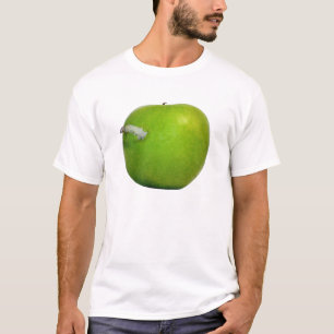 De worm in de appel t-shirt