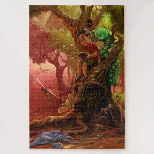 De worm legpuzzel (Verticaal)