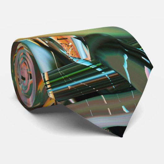 De worm van Nothingness Necktie Stropdas (Opgerold)