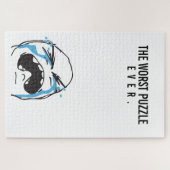 DE WORST PUZZLE EVER troll grap huilend le-me meme Legpuzzel (Horizontaal)