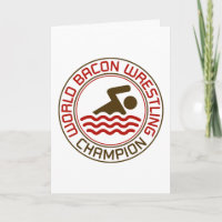 De Worstelende Kampioen van het Bacon van de