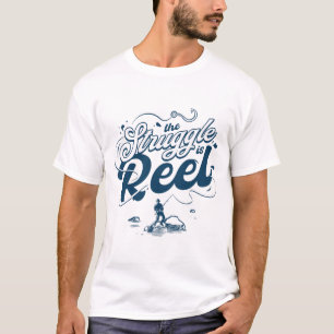De worsteling is Reel Gevist Humor T-shirt