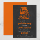 De worsteling - Sinaasappel Kaart (Voorkant / Achterkant)