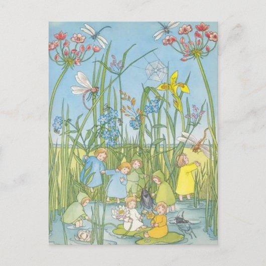 De Wortel Kinderen Sibylle von Olfers Briefkaart (Voorkant)