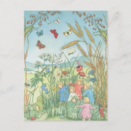 De Wortel Kinderen Sibylle von Olfers Briefkaart (Voorkant)