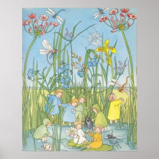 De Wortel Kinderen Sibylle von Olfers Poster (Voorkant)