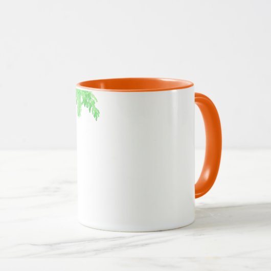 De wortel Mok van de tuinman (Voorkant rechts)