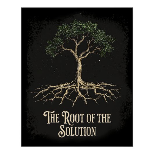 De Wortel van de Oplossing Perfect Poster (Voorkant)