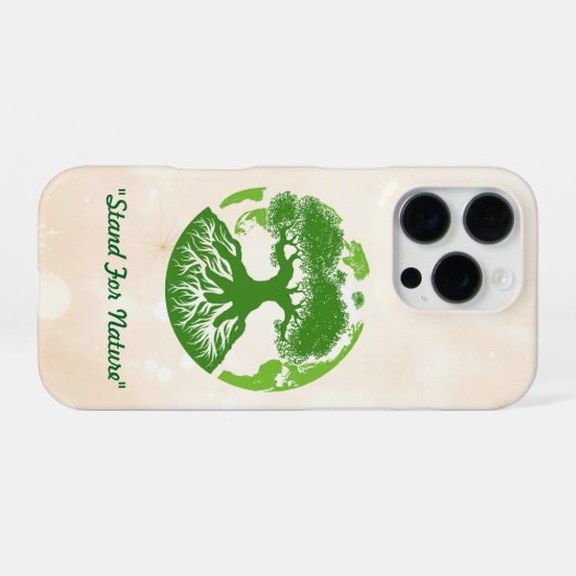 "De wortels van de aarde" iPhone Hoesje (Achterkant horizontaal)