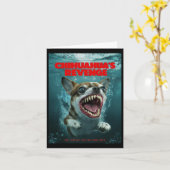 De wraak van Chihuahua's Sticker Kaart (Gele Bloem)