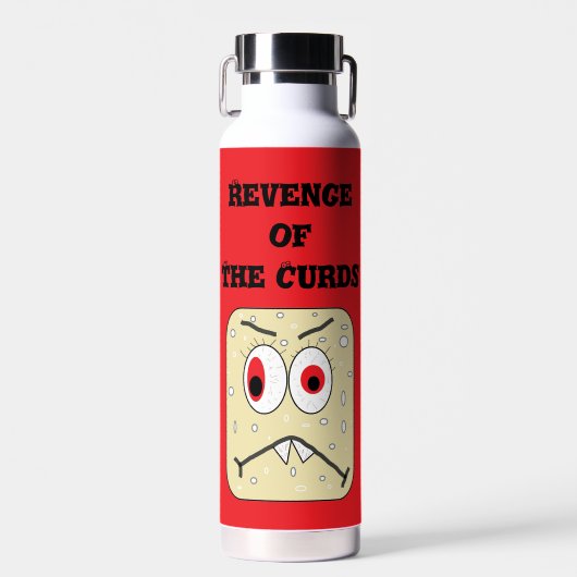 De wraak van de Curds Water Bottle Waterfles (Voorkant)