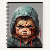 De wraakzuchtige baby notitieboek (Voorkant)