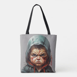 De wraakzuchtige baby tote bag