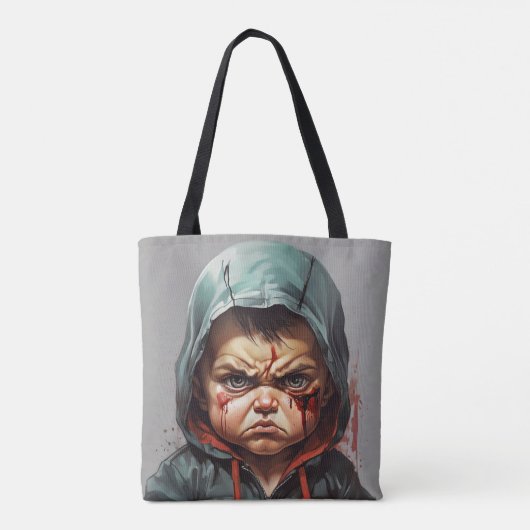 De wraakzuchtige baby tote bag (Achterkant)