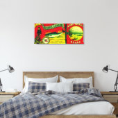 De Wrangellzalm kan Alimak, AK Canvas Afdruk (Insitu (Slaapkamer))