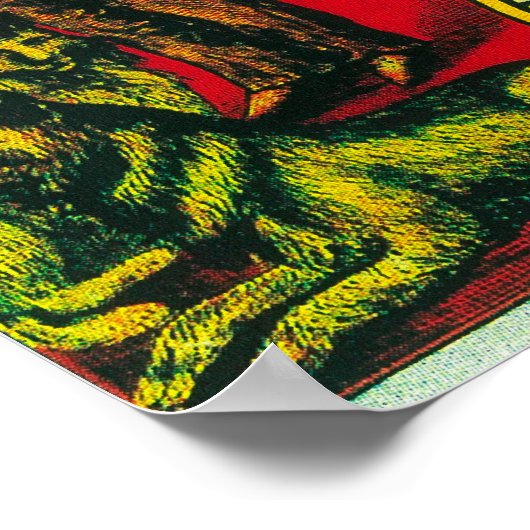 De Wrangellzalm kan Alimak, AK Poster (Hoek)