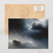 De Wrath of the Zeeen Ivan Aivazovsky Briefkaart (Voorkant / Achterkant)